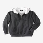 Sherpa-Lined Fleece Zip Hoodie image number 0