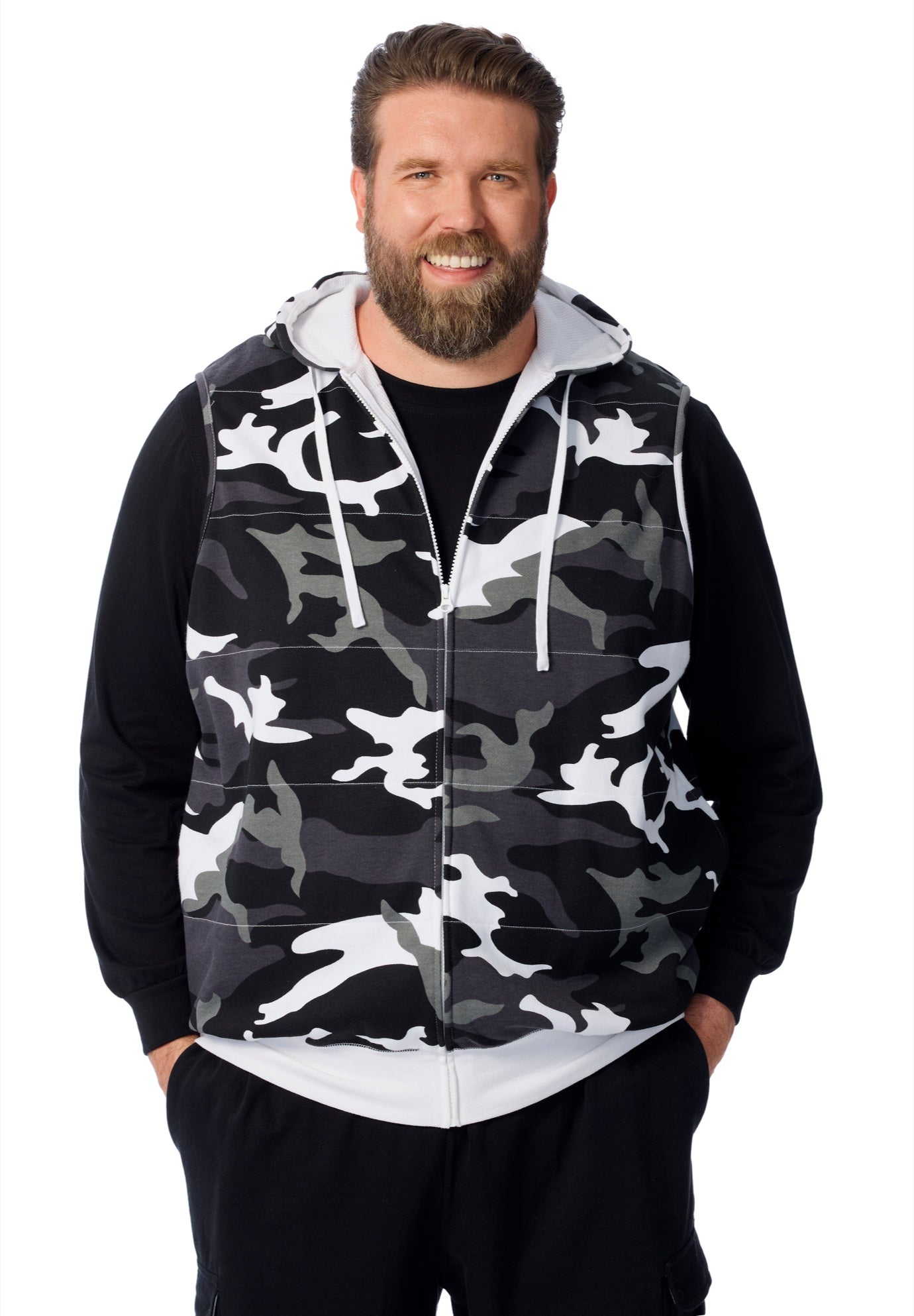 Thermal-Lined Fleece Vest image number 0