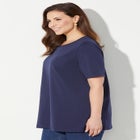 Suprema® Crochet Trim Scoopneck image number null