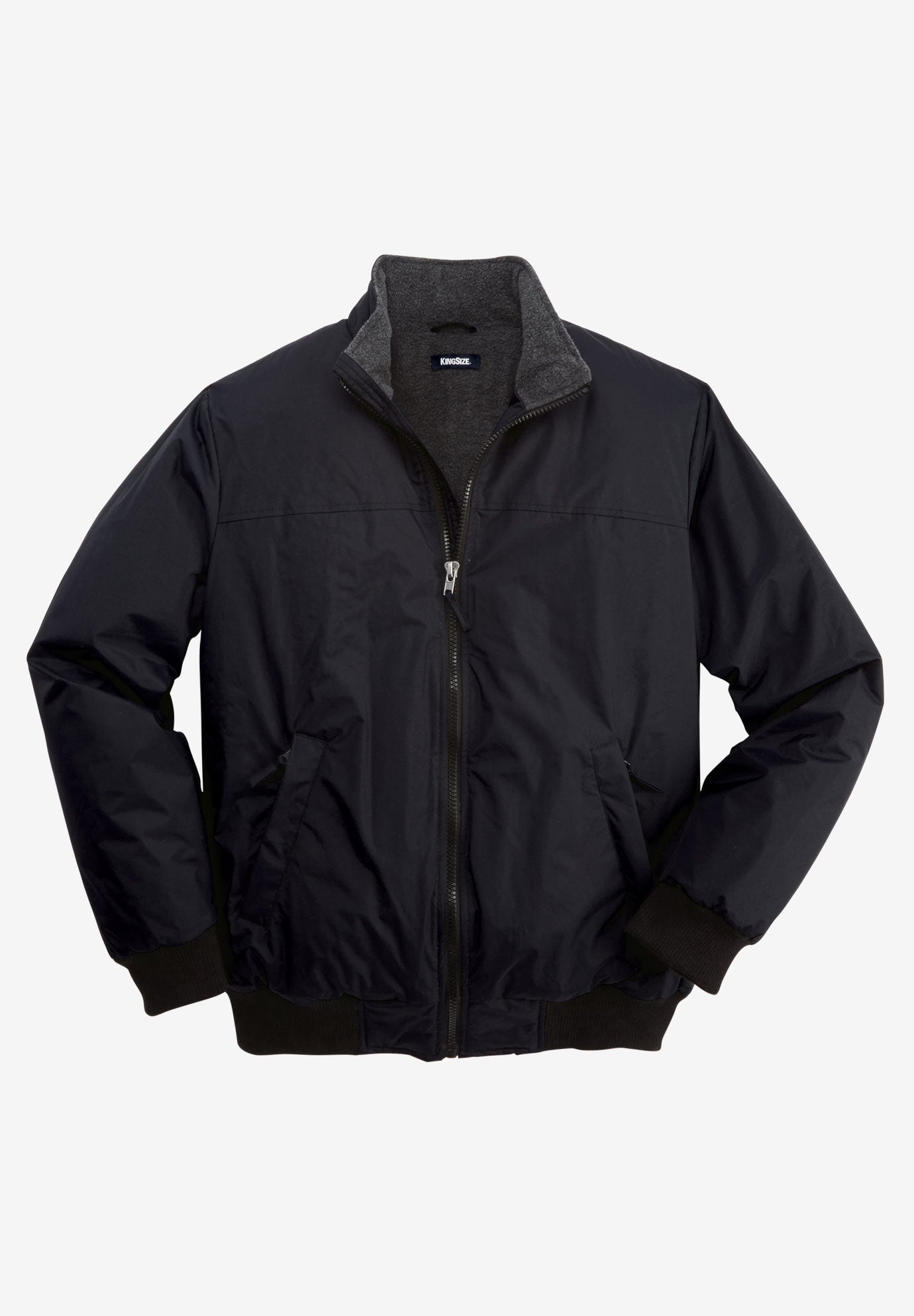 Fleece-Lined Bomber Jacket image number 0