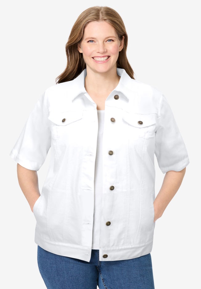 Short-Sleeve Denim Jacket image number 0