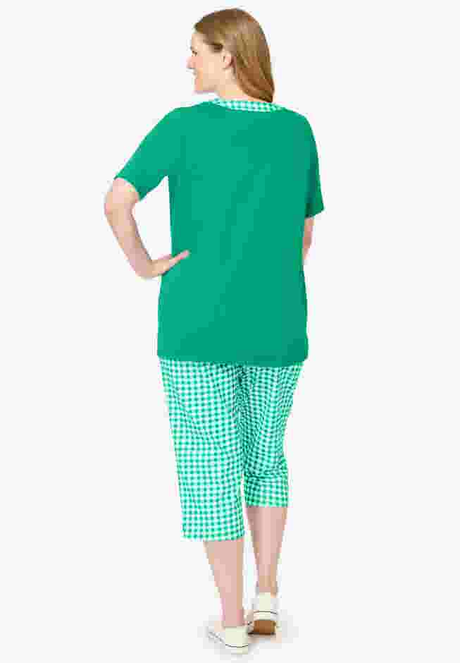 2-Piece Tunic Capri Set image number 1
