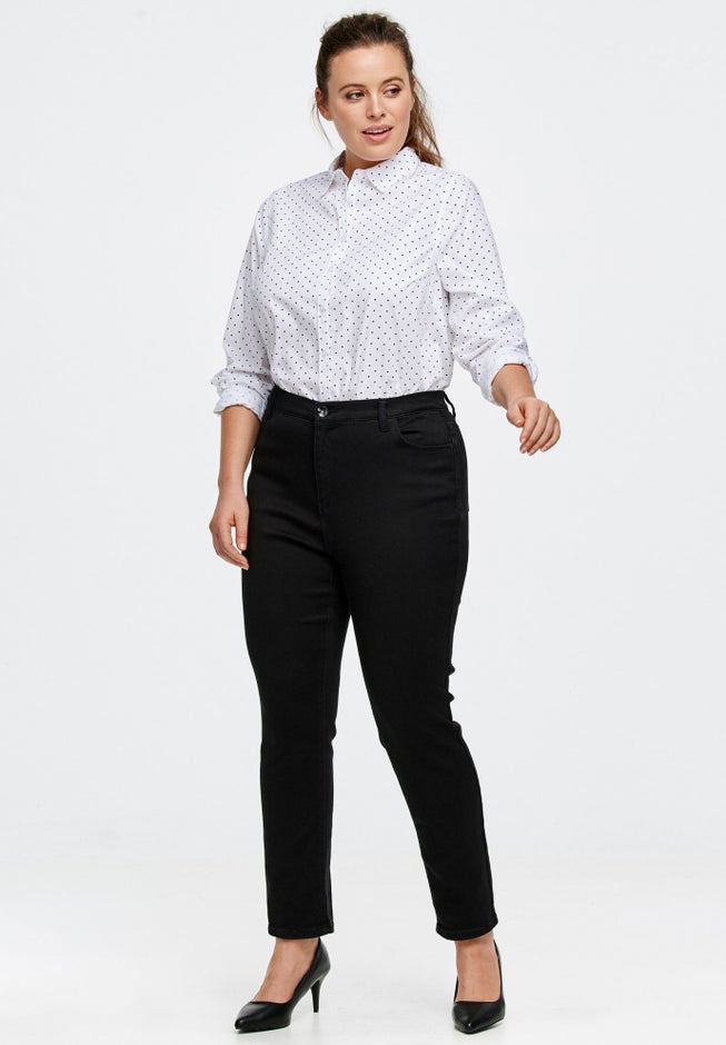 High-Waist Skinny Jeans image number 3