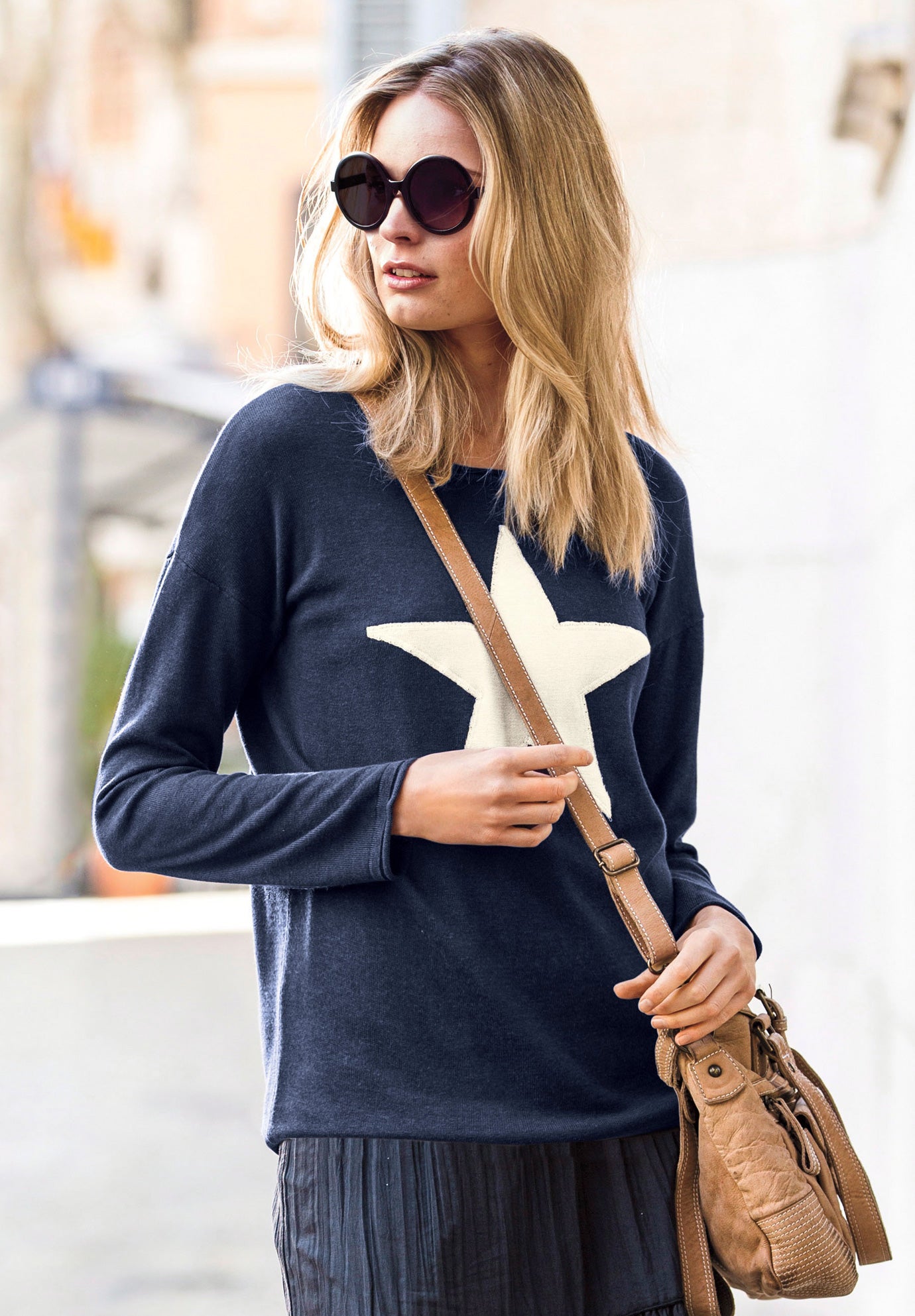 Star Applique Sweater image number 2