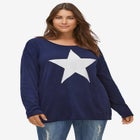 Star Applique Sweater image number null