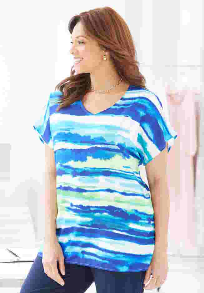 Dolman Sleeve Georgette Top image number 1