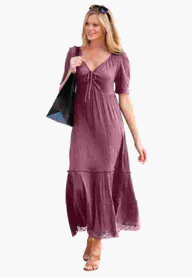 Gauze Maxi Dress image number 0
