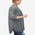 Breezy Cotton Henley Tunic image number null