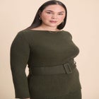 Belted Sweater image number null