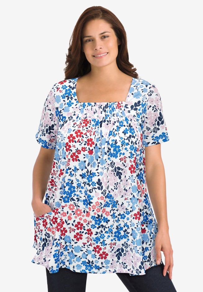 7-Day Smock Trapeze Tunic image number 0