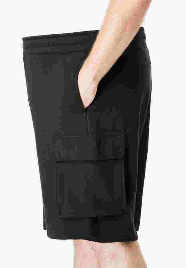 10" Fleece Cargo Shorts image number 1
