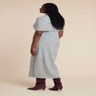 Twist Front Cape Sweater Dress image number null
