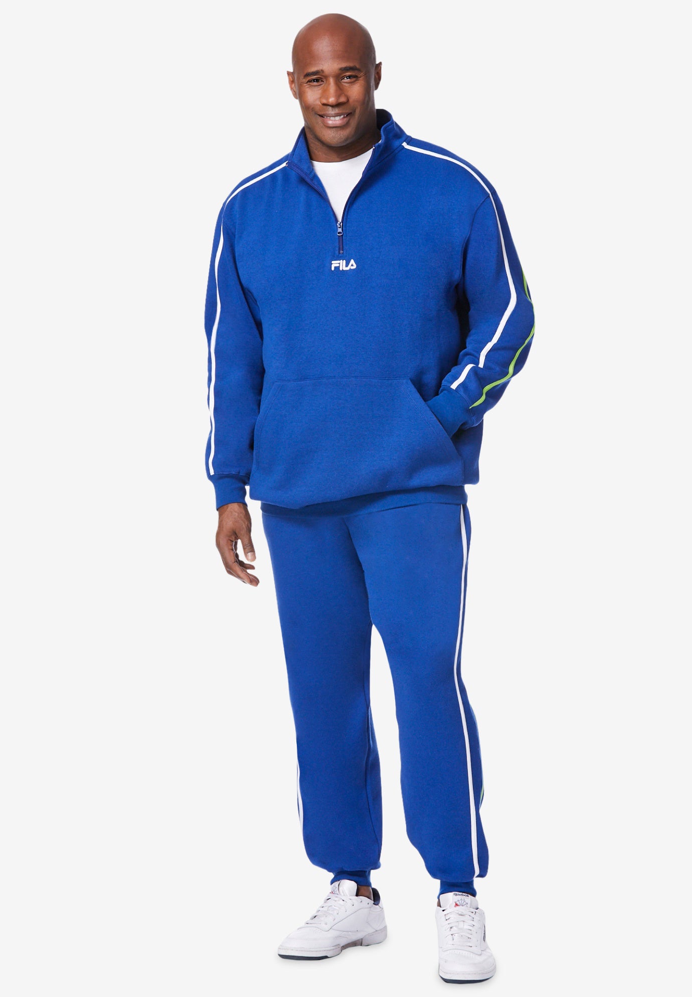 FILA&reg; Fleece 1/4 Zip Tracksuit image number 2