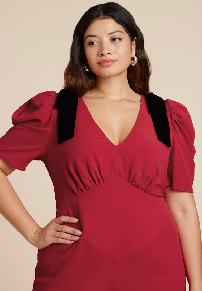 Flowy Bow Detail Maxi Dress image number 2