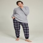 Plaid Flannel Sleep Pants image number null