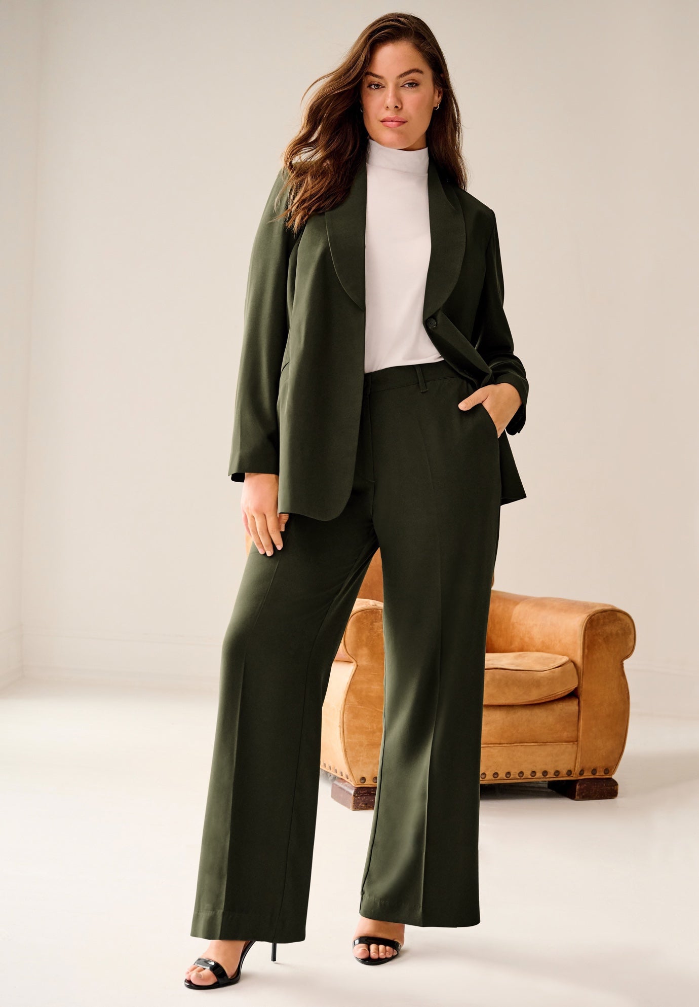 Woven Wide Leg Pants image number 0