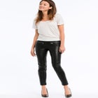 Skinny Leather Pants image number null