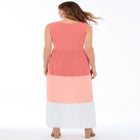 Colorblock Tiered Dress image number 1