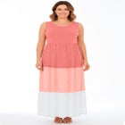 Colorblock Tiered Dress image number 0