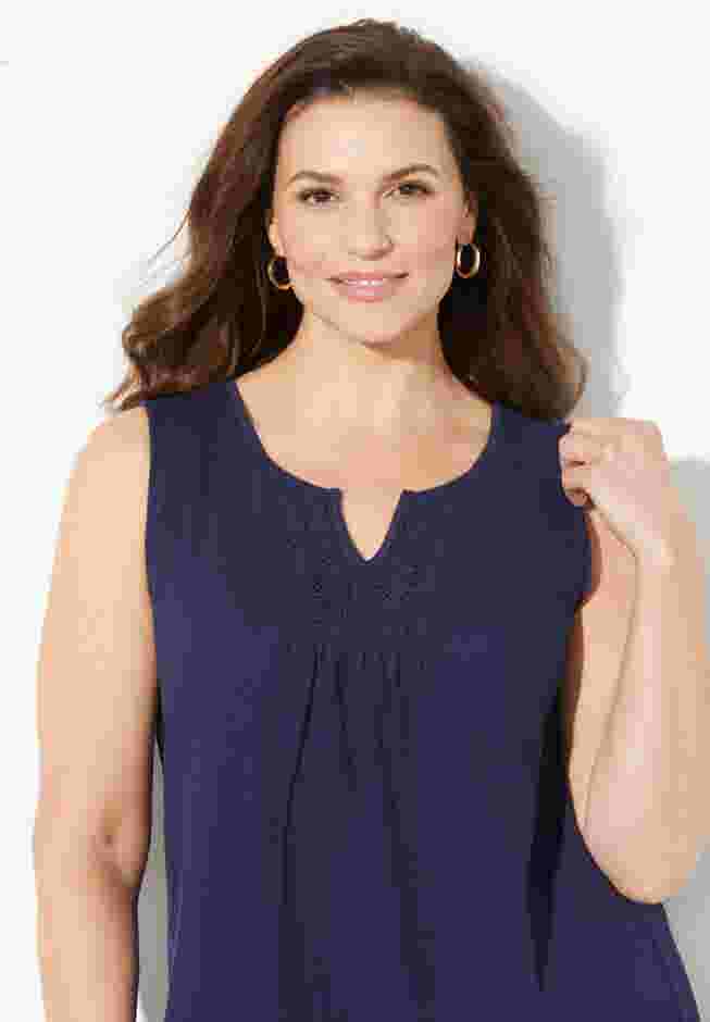 Sleeveless Gauze Tunic image number 3