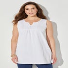 Sleeveless Gauze Tunic image number null
