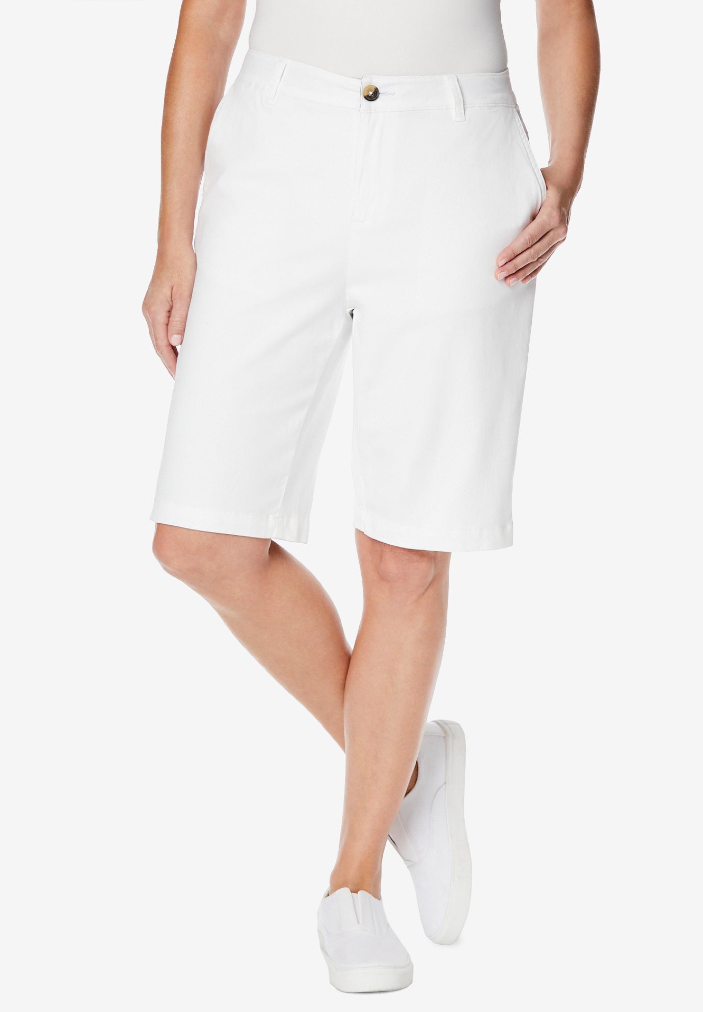 Adjustable Waist Chino Short image number 0