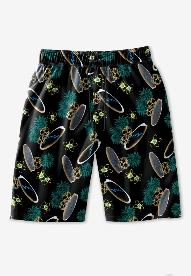 Basic 8" 4-way Flex Swim Trunk image number 4