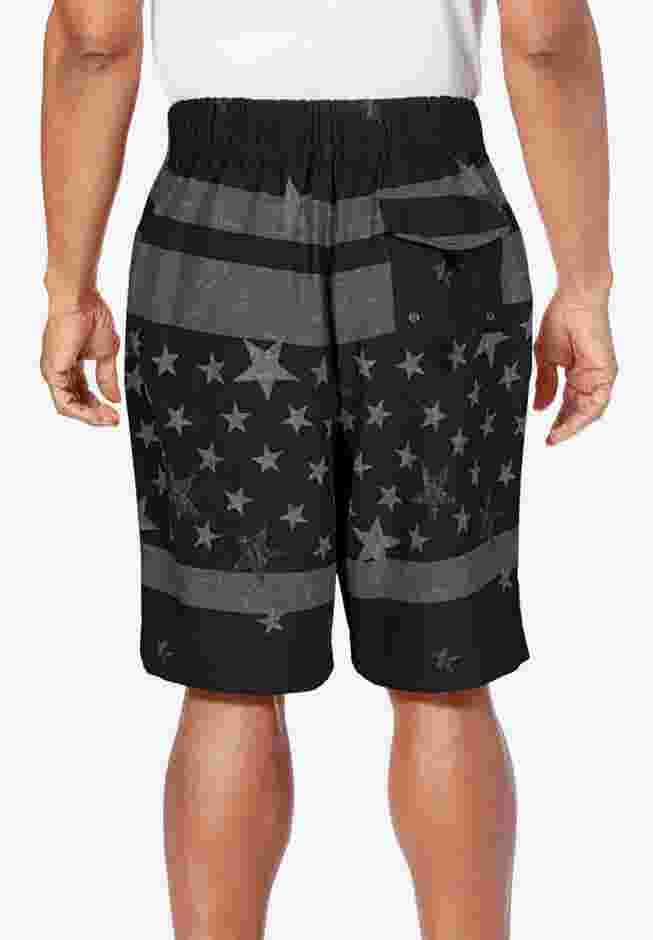 Basic 8" 4-way Flex Swim Trunk image number 5