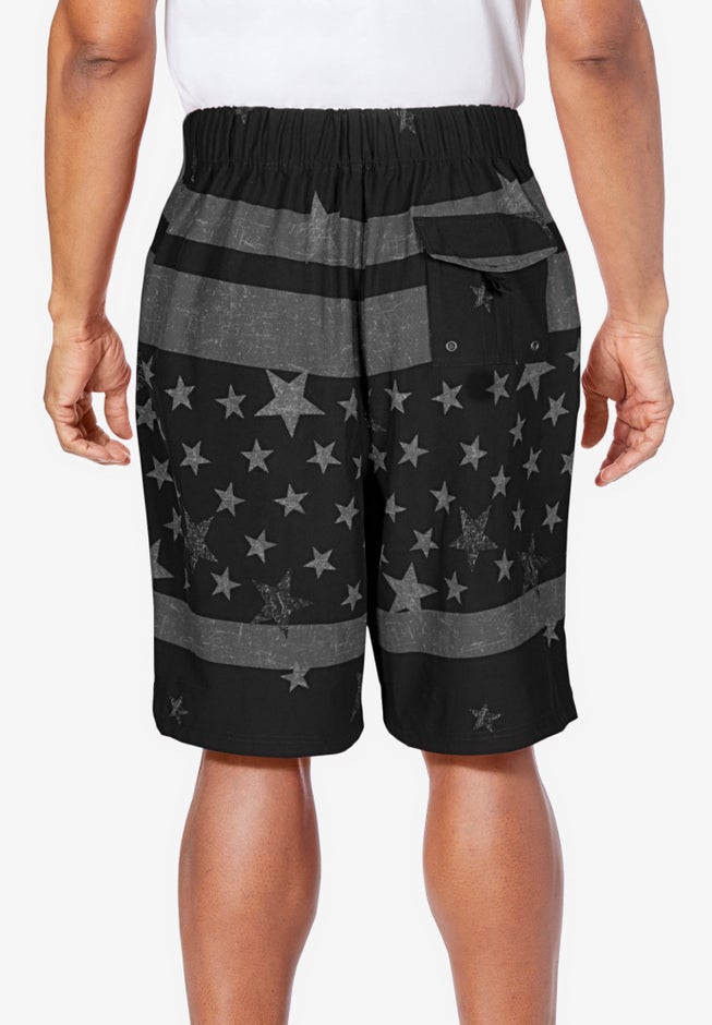 Basic 8" 4-way Flex Swim Trunk image number 5