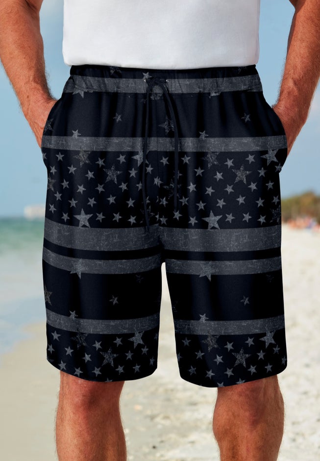 Basic 8" 4-way Flex Swim Trunk image number 6