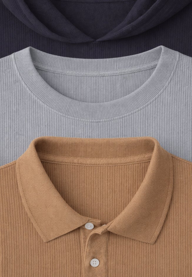 Long Sleeve Ribbed Crewneck image number 6