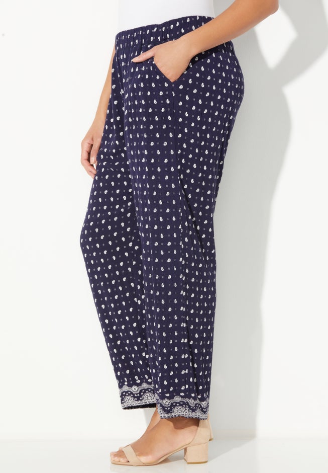Gauze Ankle Pant image number null