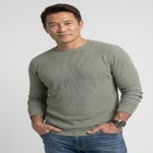 Long Sleeve Ribbed Crewneck image number null