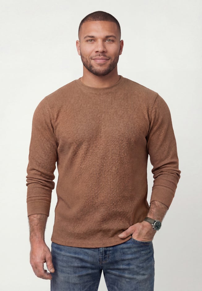 Long Sleeve Ribbed Crewneck image number 2