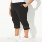 Suprema&reg; Crochet Trim Capri image number null