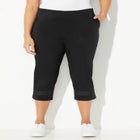 Suprema&reg; Crochet Trim Capri image number null