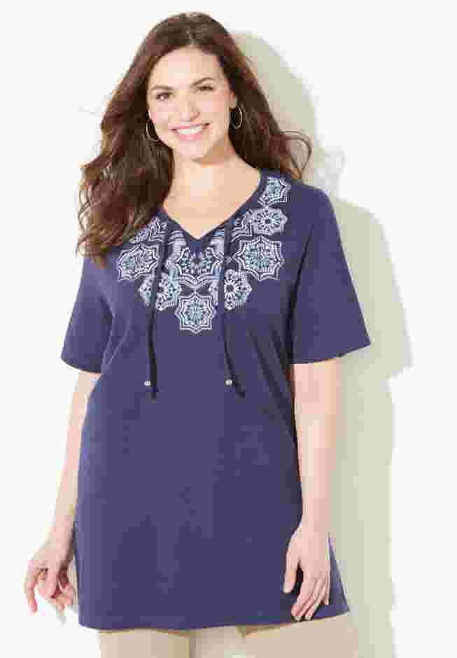 Easy Fit Peasant Tee image number 0