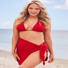 The Christina Ribbed Sarong image number null