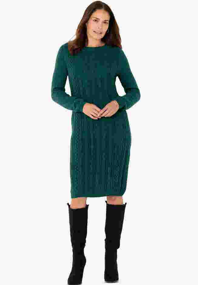 Cable Knit Sweater Dress image number 0