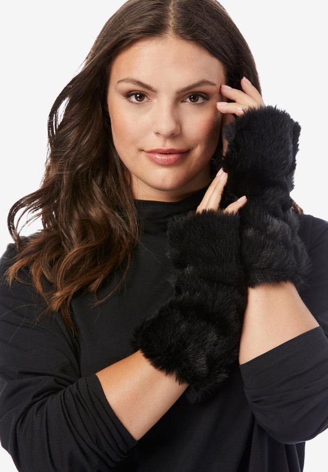 Faux-Fur Gloves image number 0