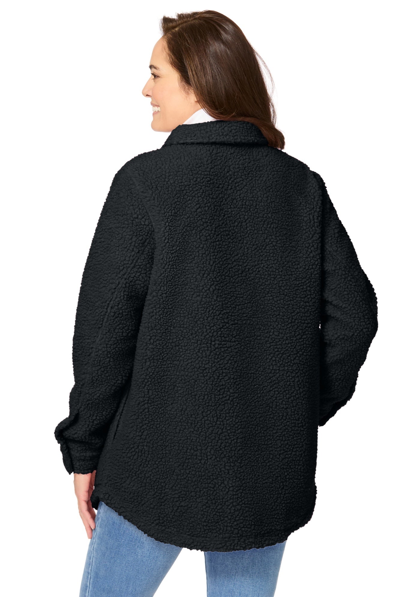 Berber Button-Front Jacket image number 1