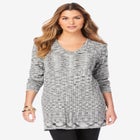 Pullover Marled Sweater image number null