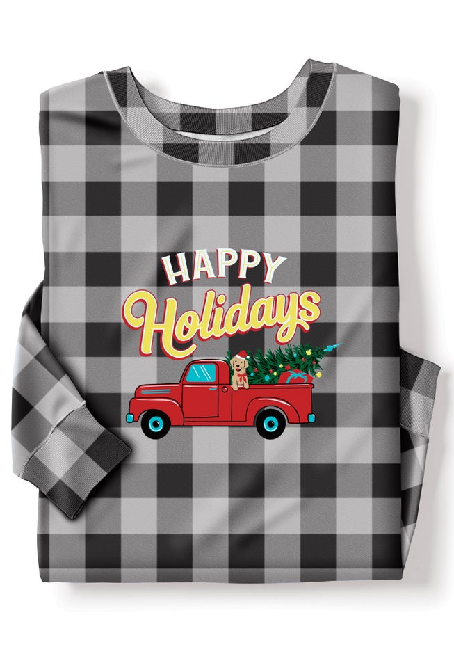 Fleece Holiday Sweatshirt image number 1