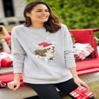 Fleece Holiday Sweatshirt image number null