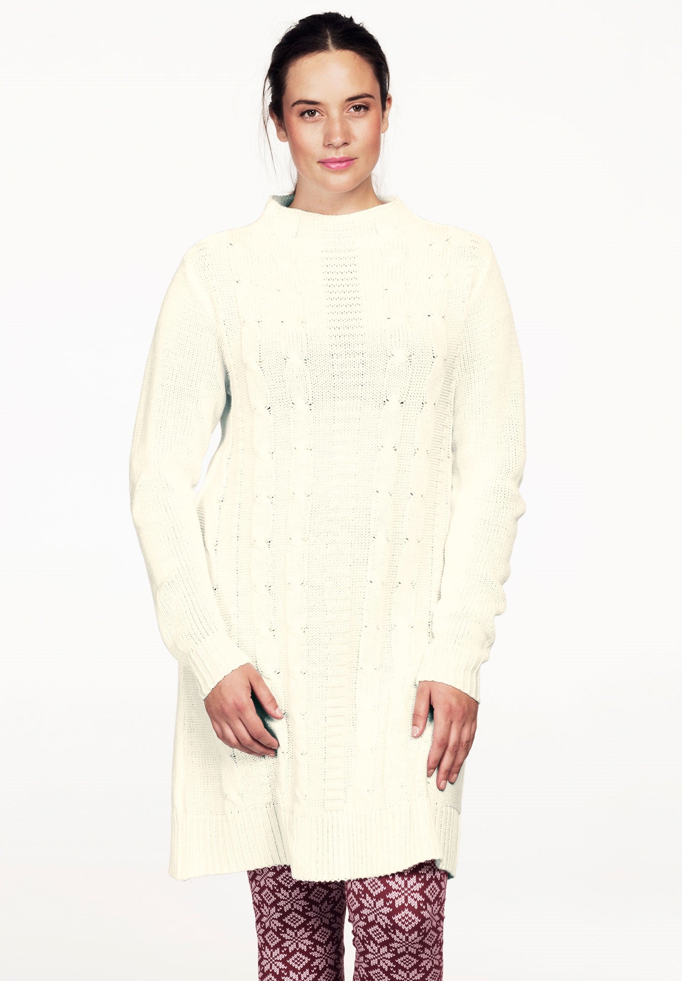 Stretch Cotton Keyhole T-Shirt Dress image number 1