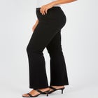 Stretch Denim Flared Leg Jegging image number null