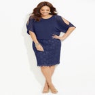 Embellished Open Sleeve Dress image number 0