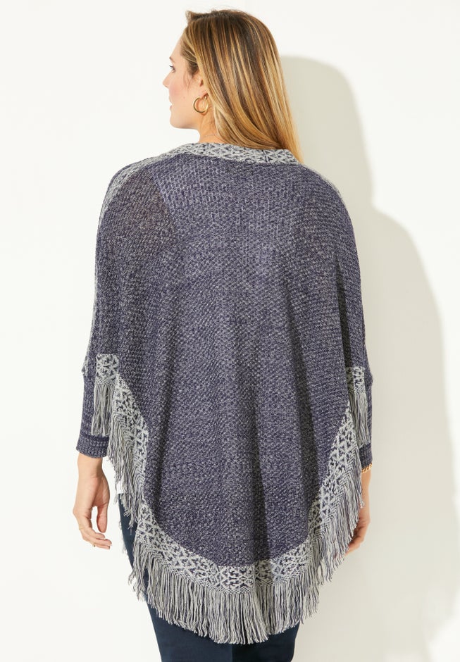 Favorite Fringe Poncho image number null