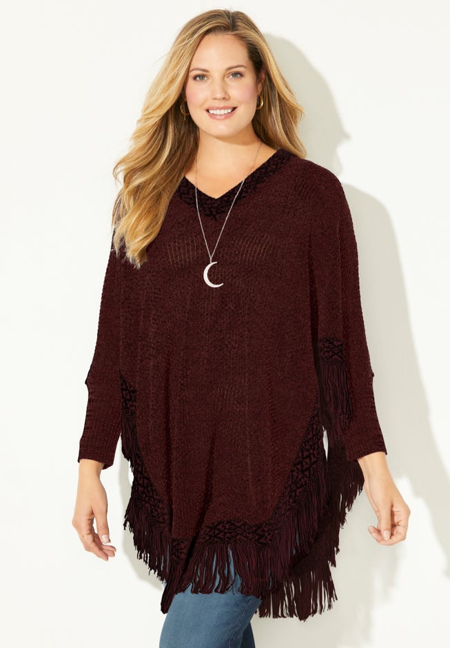 Favorite Fringe Poncho image number null