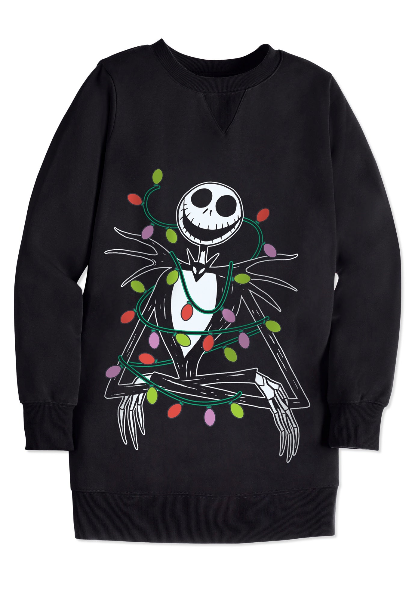 Disney Jack Skellington Lights Sweatshirt image number 0